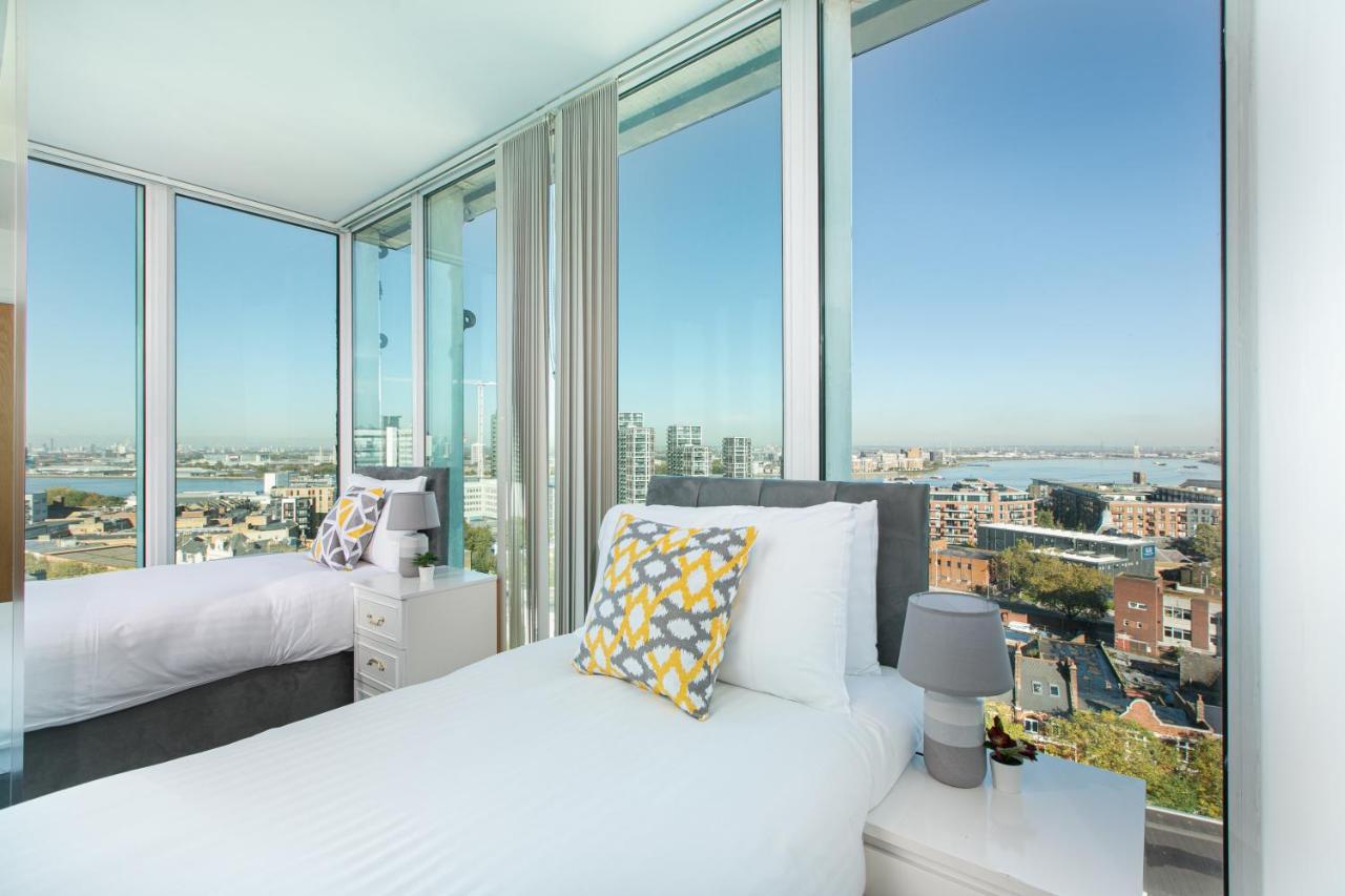 Skyvillion - 3Bed Penthouse Near London City Airport, O2 Arena, London Excel Centre With Parking Extérieur photo